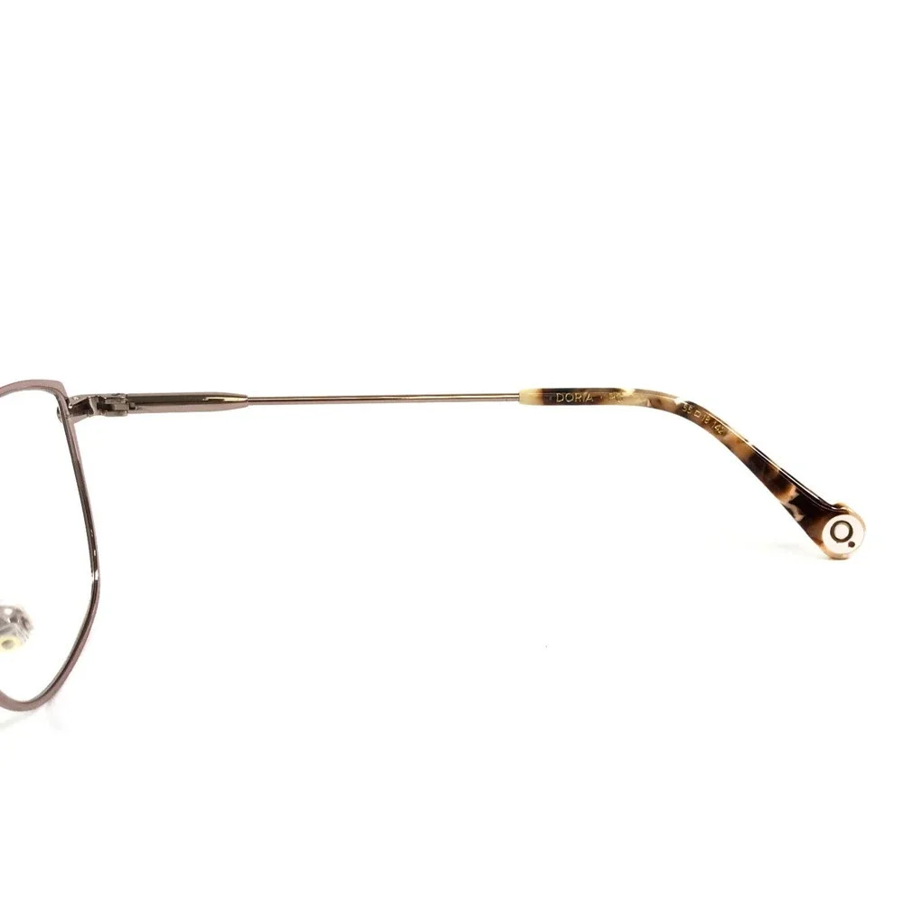 Etnia Barcelona Eyeglasses Frames DORIA PG Pink Gold Cat Eye Wire Rim 55-18-142